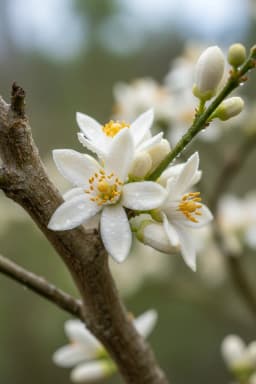 Flor de neroli en plena floración
